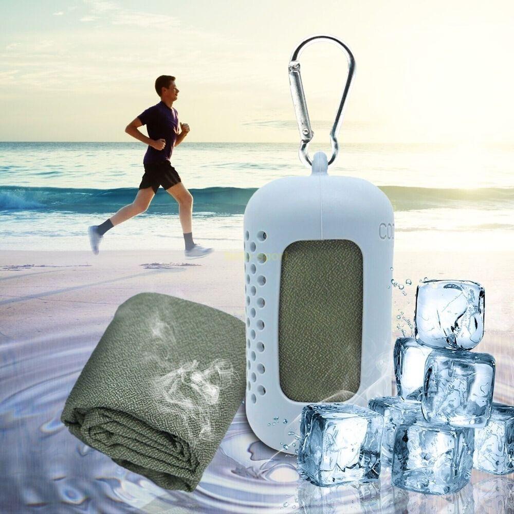 New Portable Quick Drying Camping Fitness Cool Towel Sports Cooling Ice Towel Cold Sports Towel