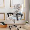 1PC Elastic Computer Office Chair Cover Floral Printed Anti-dirty Rotating Stretch Gaming Desk Seat Chair Slipcover for Armchair