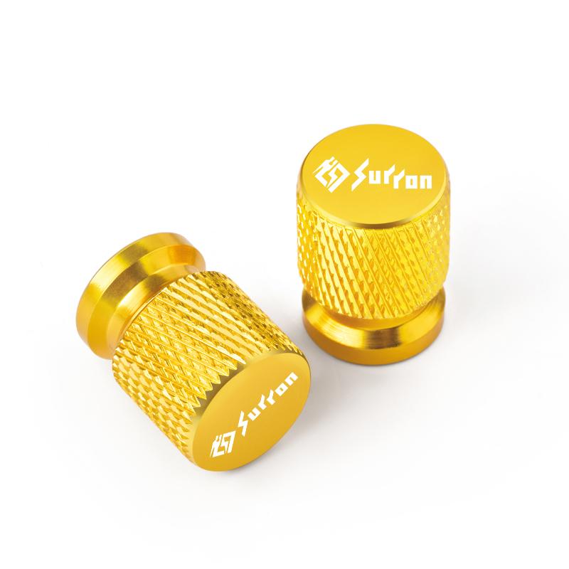 2PCS Tire Valve Caps Tyre Stem Covers Airdust Waterproof For SURRON 48T 52T 54T 58T 64T Motorcycle Accessories