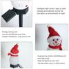 LED Snowman Solar Garden Light Outdoor Ground Stake Light Solar Powered Xmas Pathway Lights For Christmas Lawn Yard Decoration
