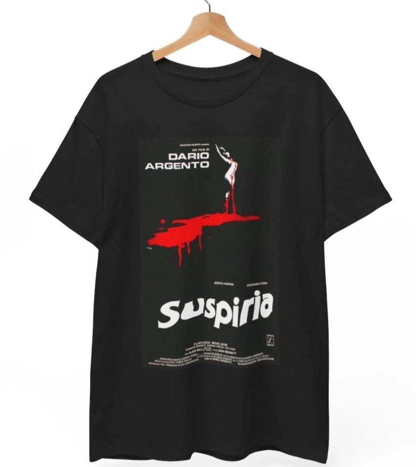 Suspiria Dario Argento T-Shirt, 1977 Italian Giallo Horror Film Unisex Tee S