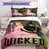 3pcs Wicked Bedding Set Duvet Cover Closure Includes 1 Duvet Cover & 2 Pillowcases, Soft and Comfortable for All Seasons.