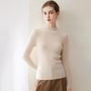 Women's Cross-border Striped Cashmere Knit Slim-fit Sweater, Half-high Neck