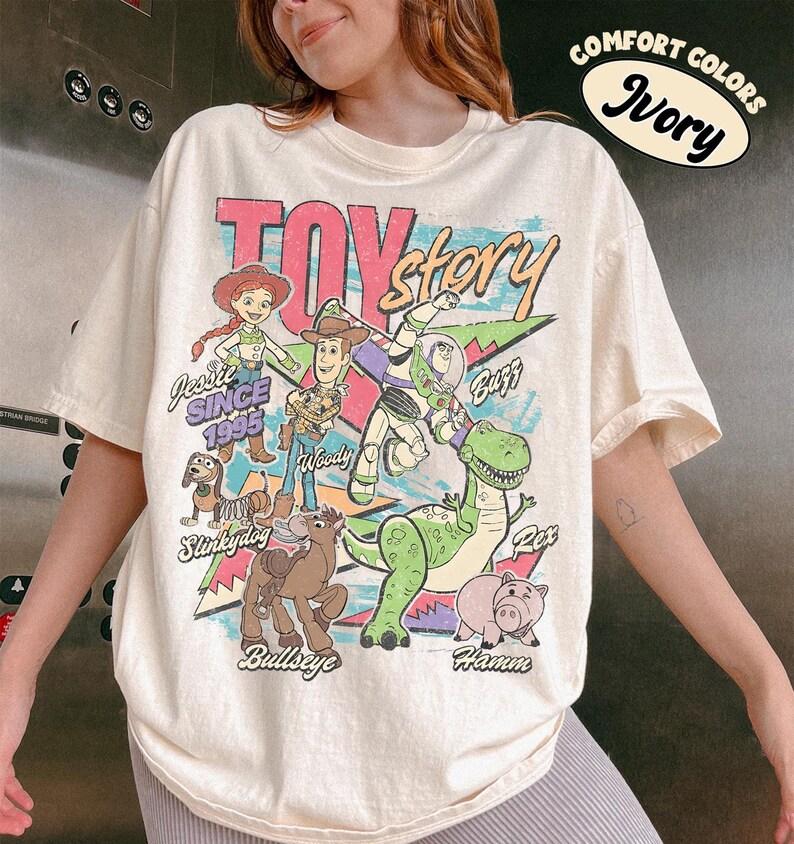 2026 Latest Animated Movie Toy Story 5 T-shirt Polyester T-shirt Parent Child Clothing Women's T-shirt Children's T-shirt