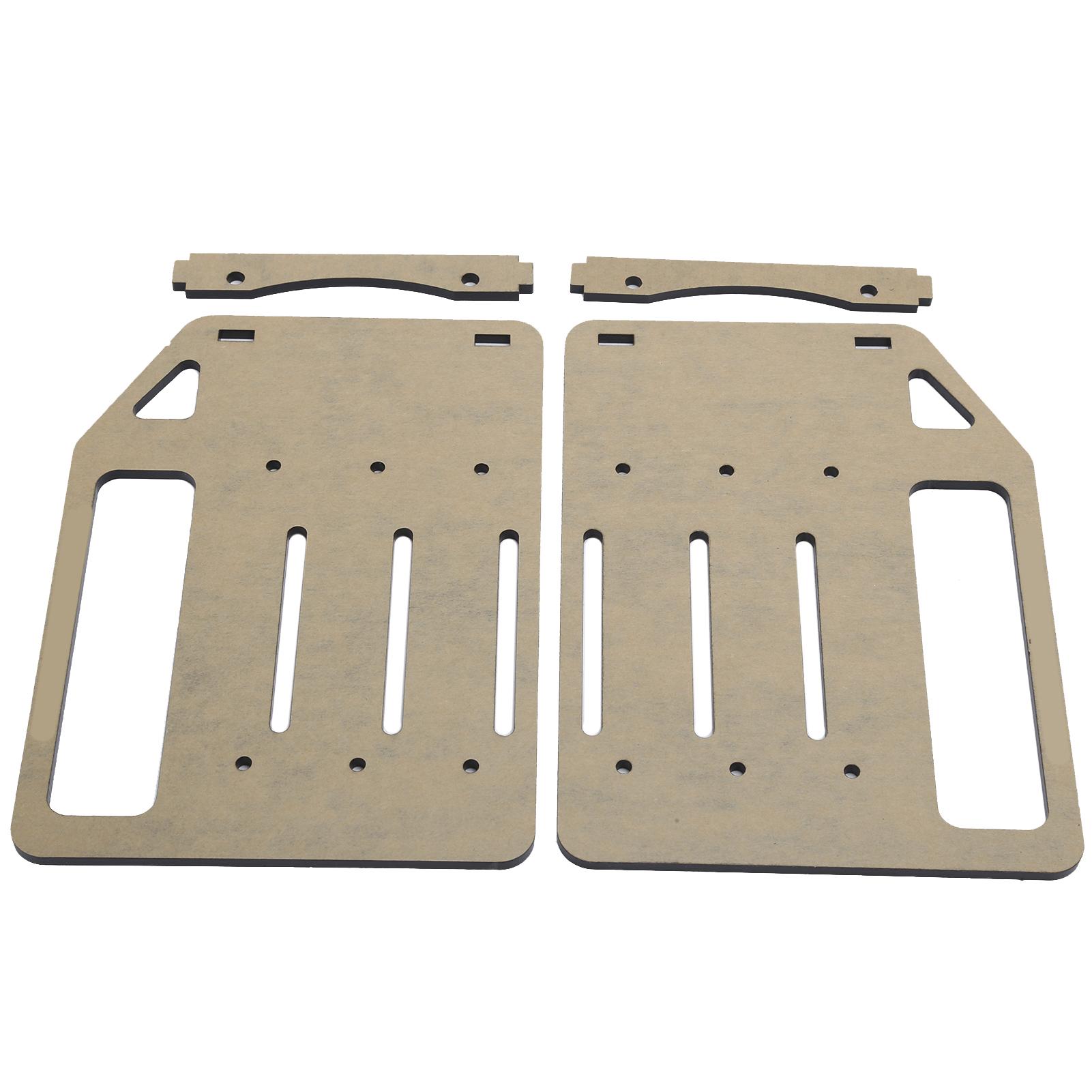 

Acrylic Hard Drive Bracket Stand DIY 3.5in Hard Disk Shelf HDD Black Cage YJY3F002