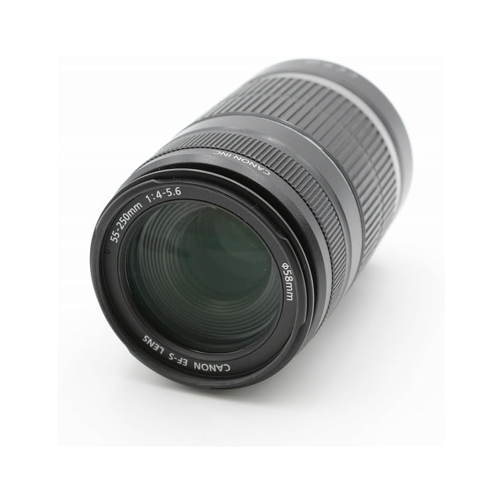 Canon EF-S55-250mm F4-5.6 IS Telephoto Lens, Compatible with APS-C Sensors.