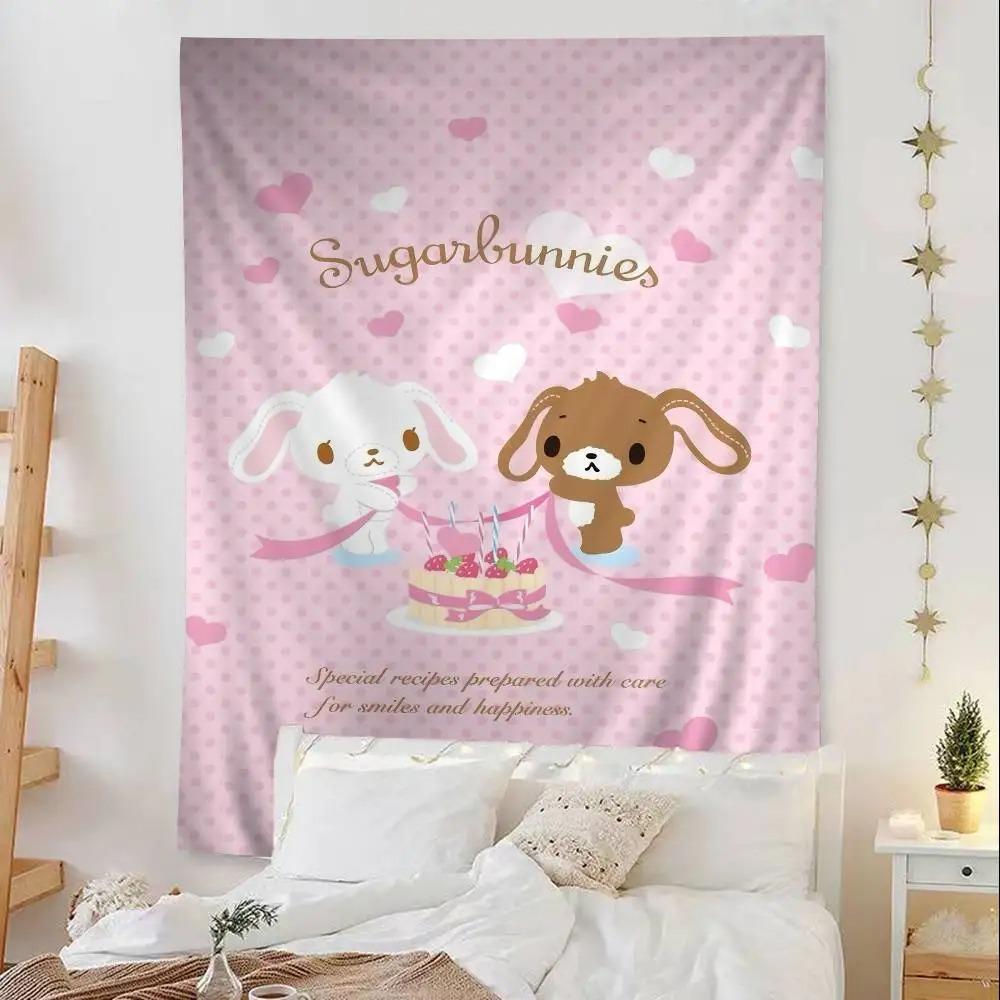 Sugarbunnies Printed Large Wall Hanging Tapestry Tarot Card Hippie Wall Skirt Dormitory Cheap Hippie Wall Hanging 74x94cm(29x37in)