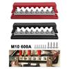 48V 600A 3/8'' Bus Bar Terminals Battery Power Distribution Block With Cover