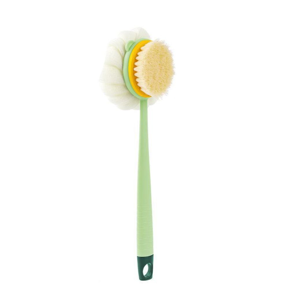 

PP Shower Brush Long Handle Body Exfoliating Brush Multifunctional Bath Brush зелёный
