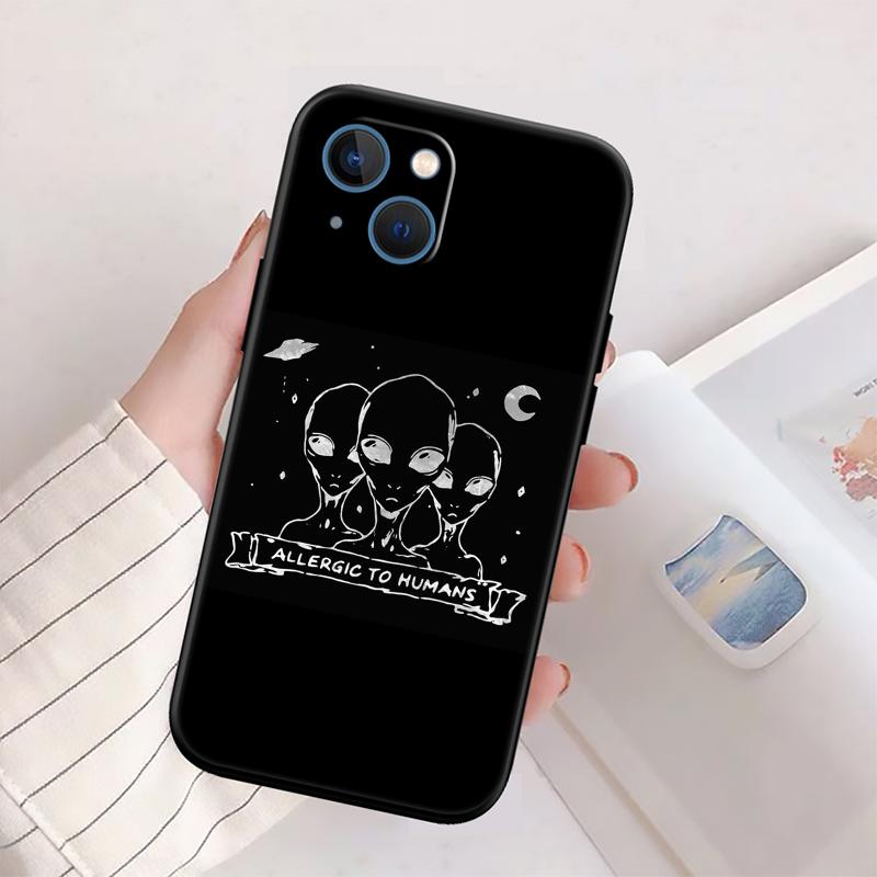 BH46 Trippy Tie Dye Peace Alien New High-End Shell Phone Case for Redmi Note 8 9 Pro Max 9S 9T 9C NFC 8T 8A 10A A4