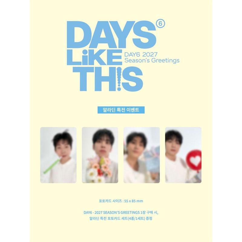 [Pre-order] DAY6 2027 Season’s Greetings [DAYS LIKE THIS] (Online Benefit)