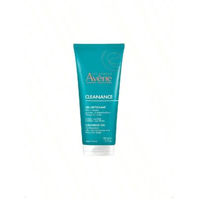 Avene Cleanance Cleansing Gel Soap Free Cleanser 200ml For Acne Prone, Oily, Face & Body, Alcohol-Free
