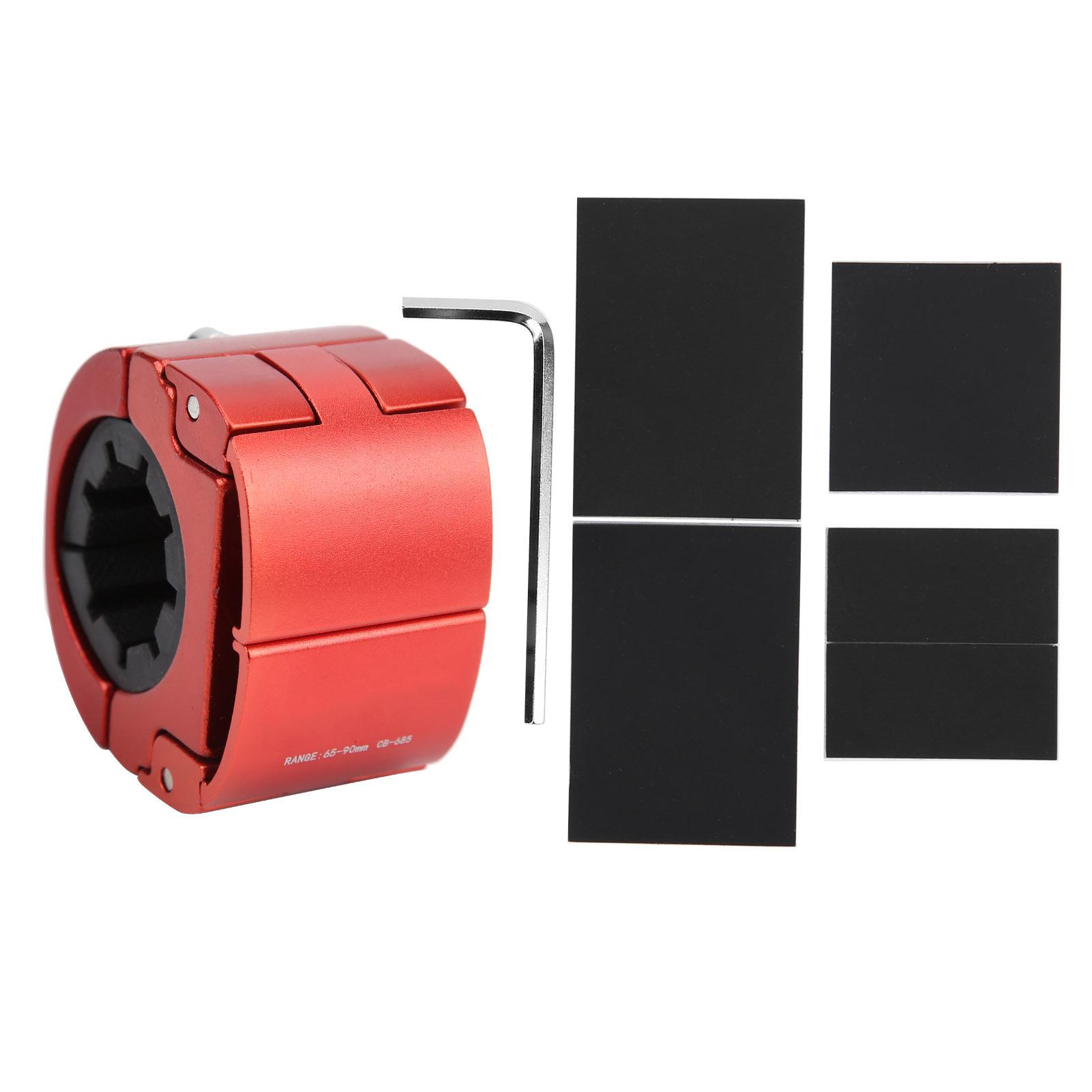 Mobile Phone Holder Portable Bicycle Handlebar Metal Smartphone Ring Holder Bracket красный