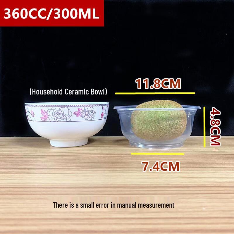 Disposable Plastic Round Meal Bowls