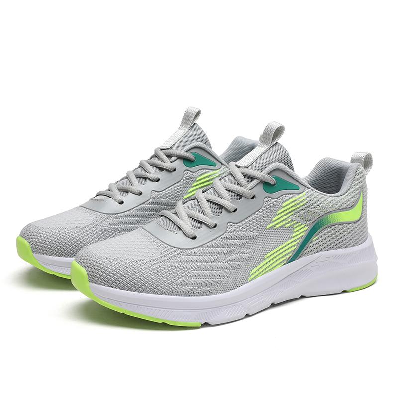 2024 Neue Gewebte Herren-Sportschuhe Laufschuhe Schnürschuhe Mesh Atmungsaktives Gewebe Leichte Herren-Freizeitschuhe Herrenmarke Frachtfrei