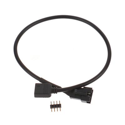 Câble Adaptateur Rgb Carte Mère 5V 3Pin / 12V 4Pin Bande Lumineuse Rgb Led Pour PC Ordinateur Bande Lumineuse Led Ligne 30Cm