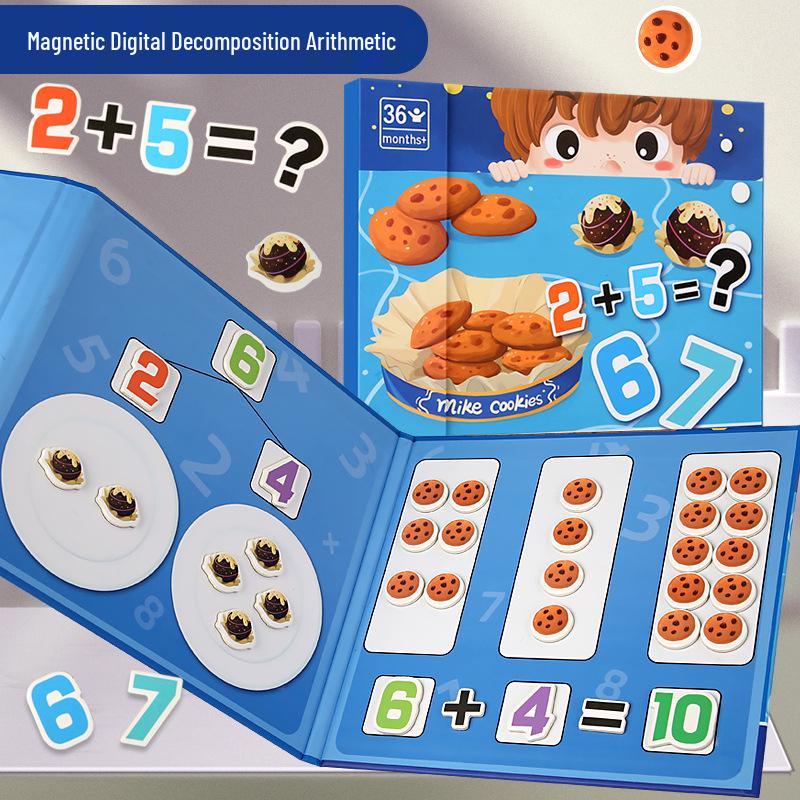 

Magnetic Number Puzzle: Math Addition & Subtraction Teaching Aid for Early Education