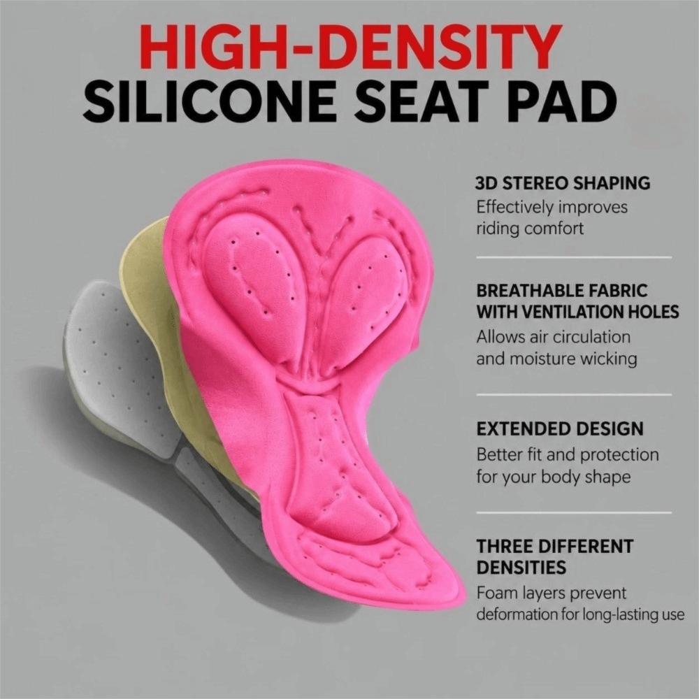 Polyester, Silicone Cycling Shorts Quick Dry Biking Undershorts  Indoor Training