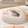 Cozy Semi-Enclosed Cat & Dog Sleeping Bag Bed - Winter & All-Season Use
