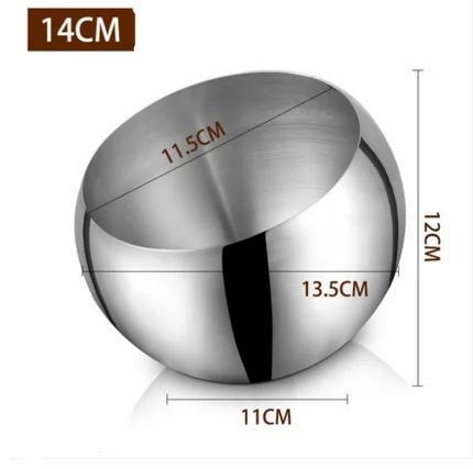 

Stainless Steel Serving Bowls With Lid Sugar Salt Container Storage Bottle Kitchen Storage Jars Seasoning Candy Soy Sauce dish