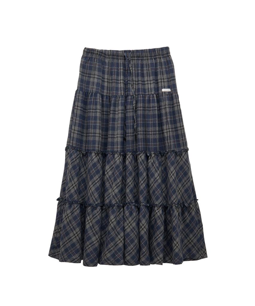 Pandora Fit Lelly Check Cancan Skirt (Navy)