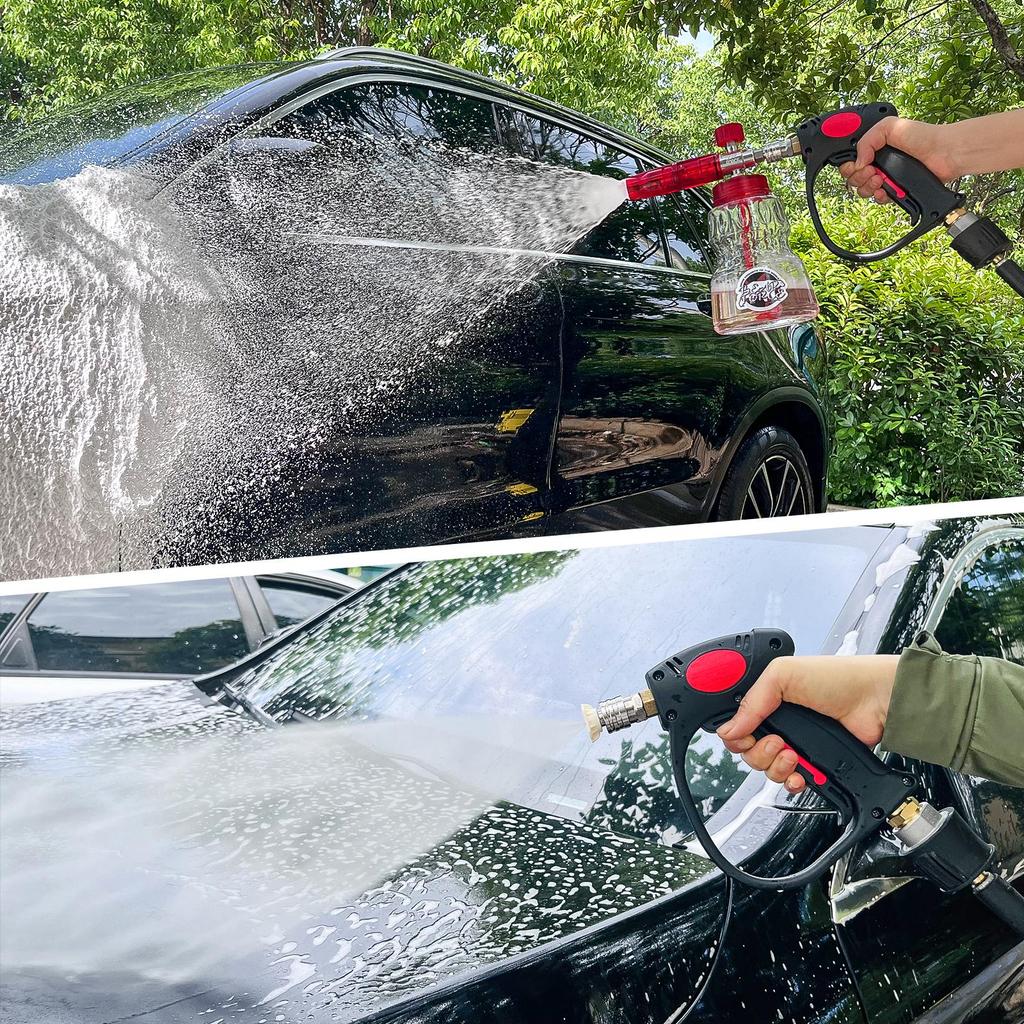 Pressure Washer Water Gun Kit for Car Cleaning Hose Connector For Karcher Nilfisk Parkside Bosch Quick Connector Nozzles