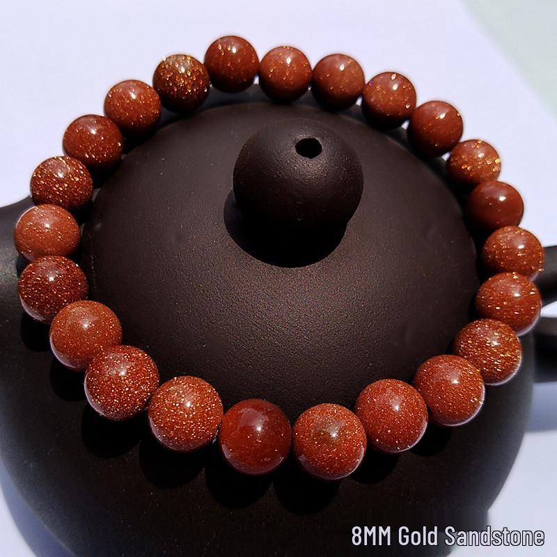 Red Agate Crystal Beaded Bracelet for Women - Handcrafted Couple Jewelry
