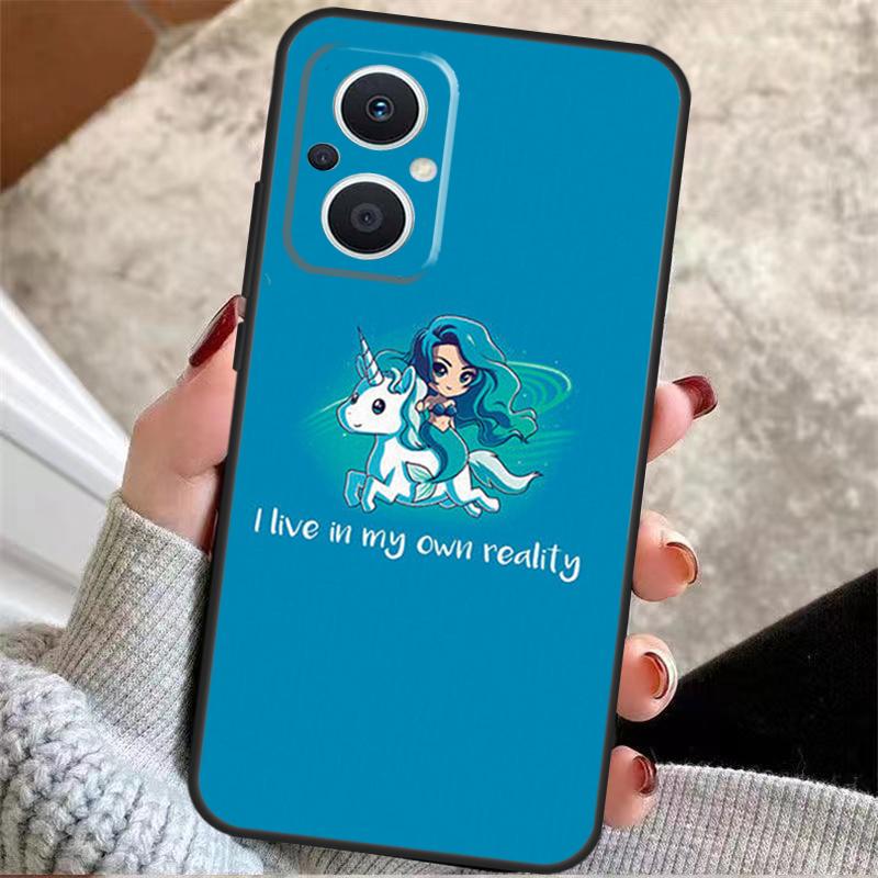 UNICORN MERMAIDS For OPPO Reno 14 10 11 12 13 Pro 7 8 Lite 8T 11F 12F 13F 14F OPPO Find X9 X8 X5 X6 Pro Case