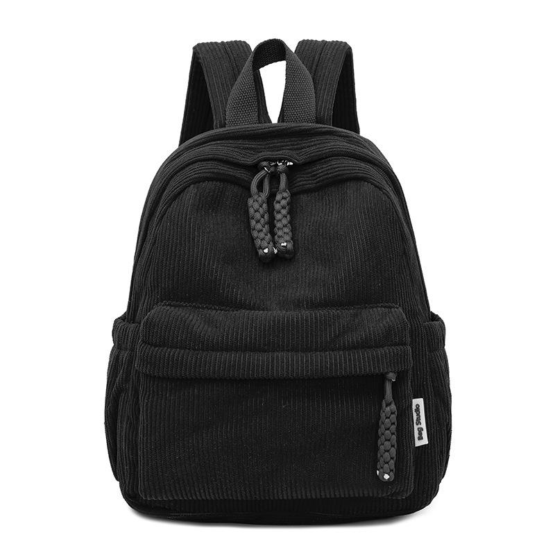 

Winter Corduroy Small Backpack - Women s 2025 Casual Mori Style 30x10x25 cm