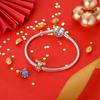 Fit Original Design Bracelet Copper Plated Fortune Cat Chinese Long Mahjong Decorative Charms Beads Women's Style Jewelry Designing Gift