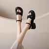 Fashion Summer Women Gladiator Sandals Fashion Comfortable Platform Sandals Muffin Casual Cross-toe Women's Shoes Luxury Sandales