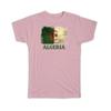 Gift T-Shirt : Algeria Algerian Flag Africa African Country Souvenir National