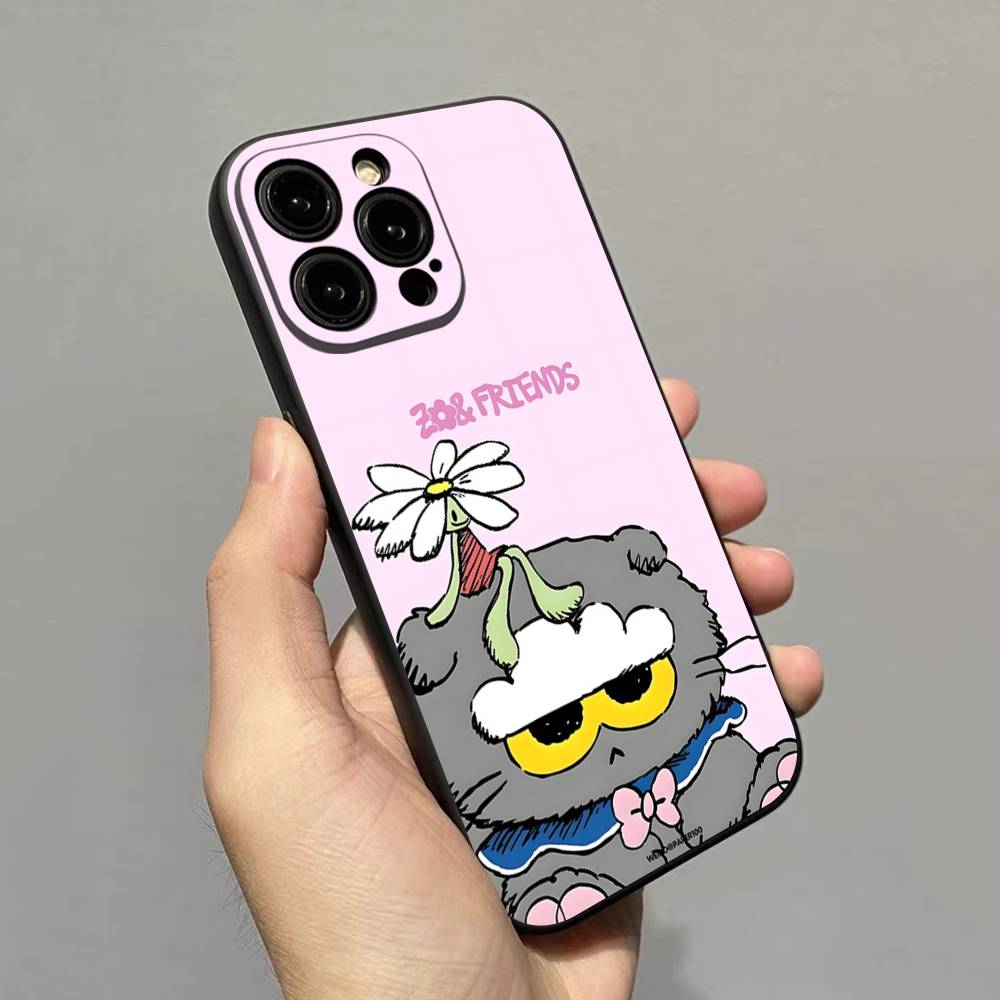 

Cute Z-ZO Friends For Iphone 17 16 15 14 11 12 13 Pro Max Plus Case Cute Art Phone Cover iPhone 16