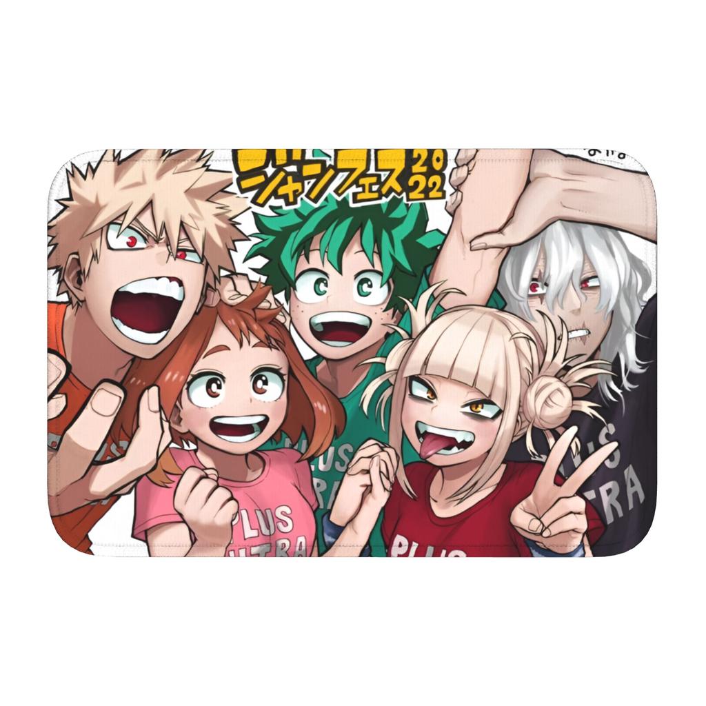 My Hero Academia Boden Tür Küche Badezimmer Matte Anti-Rutsch Innen Fußmatte Garage Wohnzimmer Eingang Teppich Fußmatte