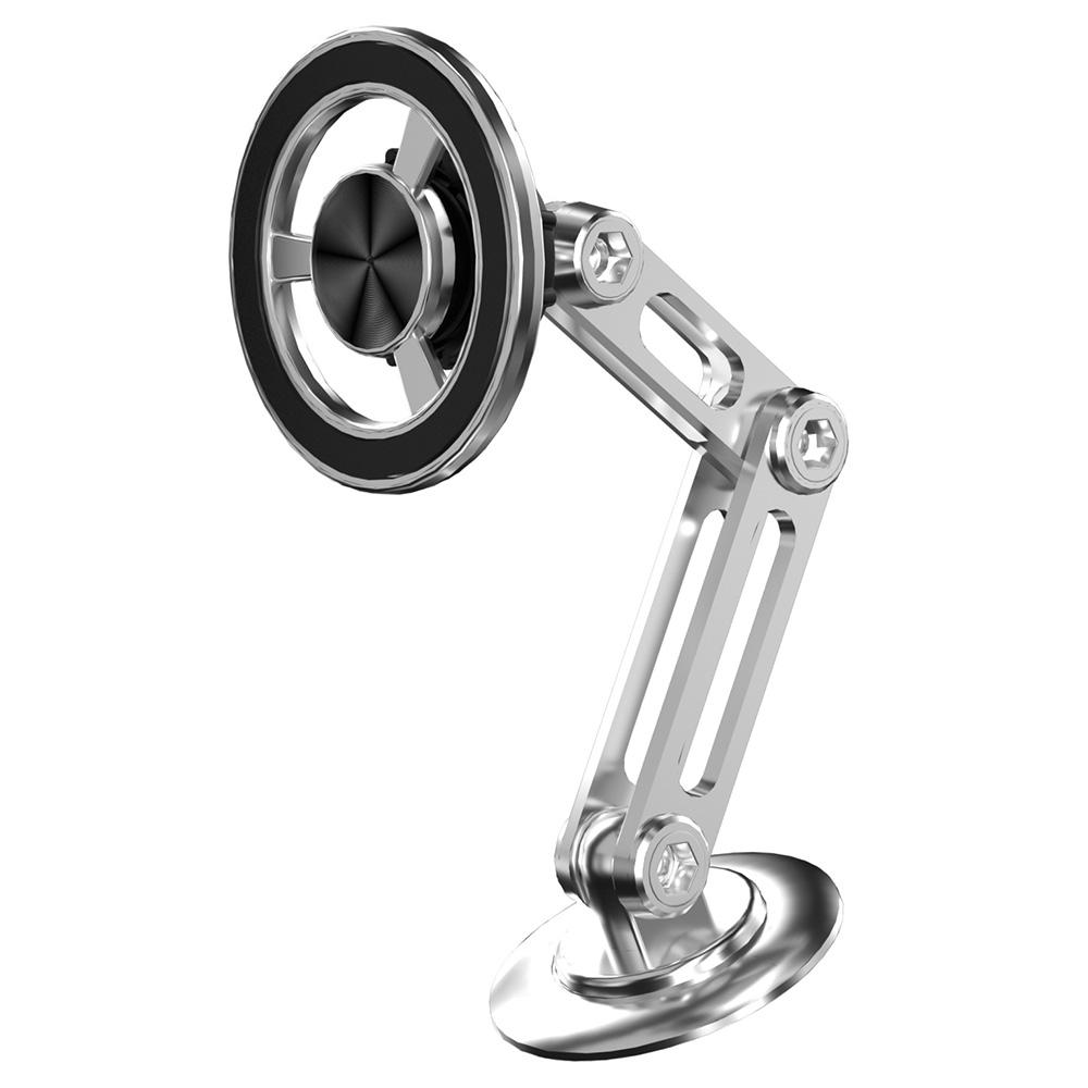 

CZY-F82Y Магнітний тримач для телефону в автомобіль з алюмінієвого сплаву, гнучкий тримач для телефону з кутом огляду 360 градусів, що не хитається Silver