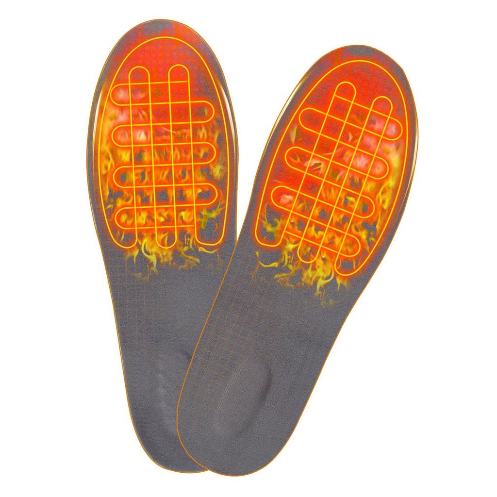 Waterproof Heated Insoles Rechargeable 2000mah Battery with Led Remote Control Thermal Foot Warmer Men Women Winter Outdoor Sports