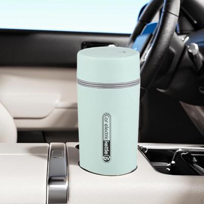 Car Electric Kettle Heating Cup Coffee Tea Digital Temperature Display Heated Travel Mug