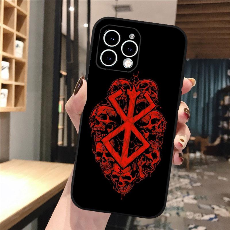 Berserk Guts Phone Case For Iphone 17 Pro Max Air 16 15 14 13 Pro Max 15 16 Pro 15Plus