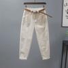 Jeans Women's Loose Casual Harem Pants Spring Summer Korean Ankle-Length Denim Pants Lady Cowboy Trousers Khaki Black