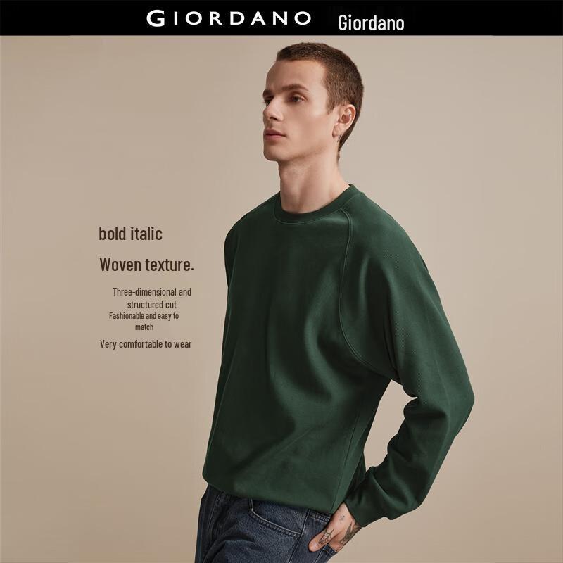 

Giordano Men s Textured Round Neck Sweatshirt XL