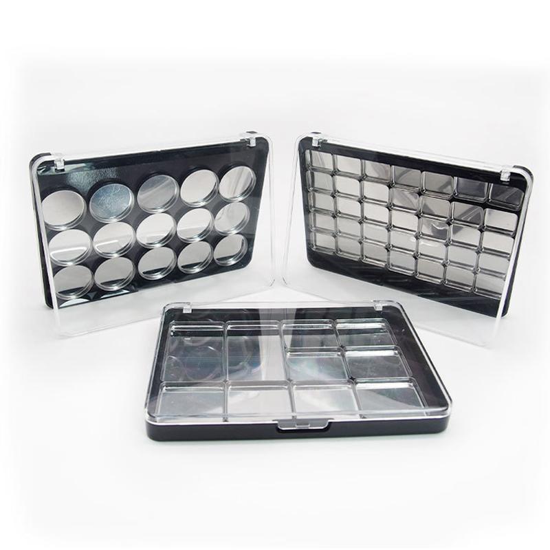 Lidschatten-Palette Leer Magnetische Aufbewahrungsbox für Lidschatten Lidschatten-Schale Behälter Lidschatten-Pfännchen Mehrzweck-Werkzeug