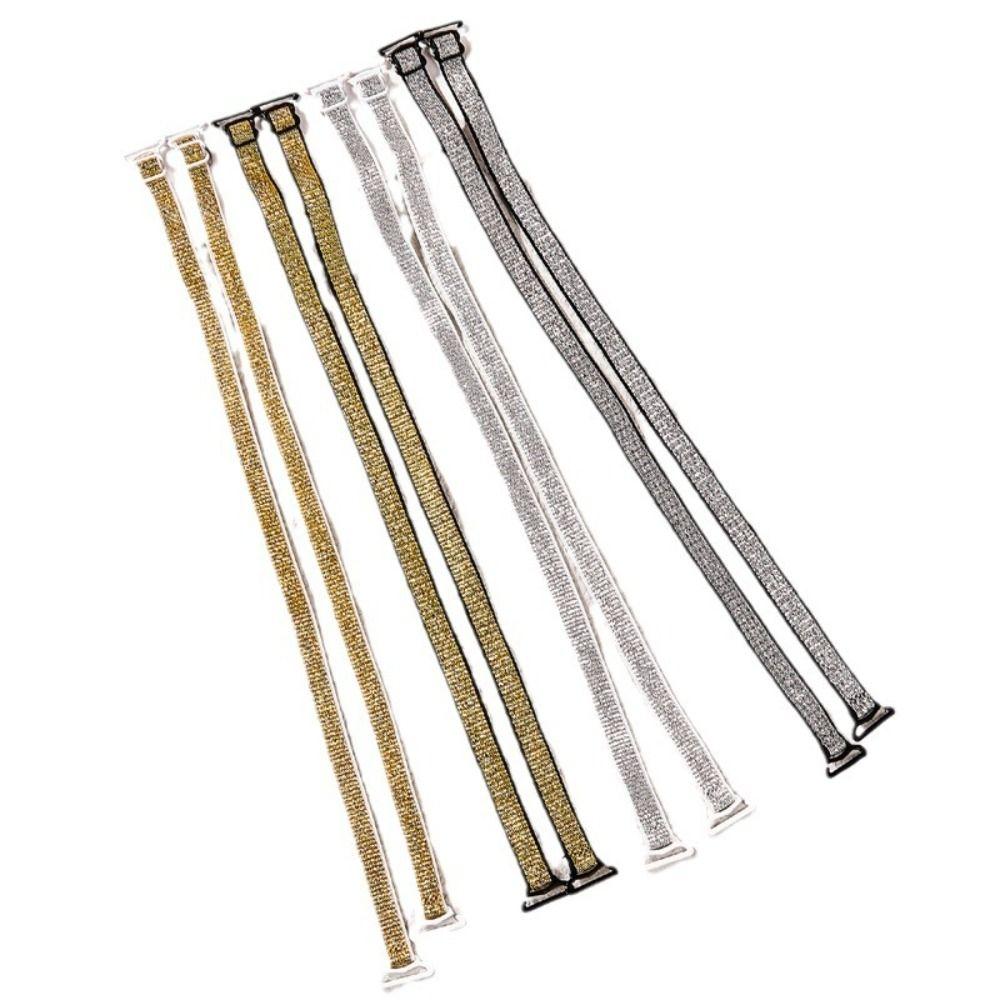 Anti-slip Shiny Bra Straps Nylon Bra Straps Replacement New Shoulder Straps