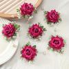 2PCS/Set Corsage Bridesmaid Accessories Party Jewelry Bridal Artificial Rose Gorgeous Wrist Corsage Elegant Multi-Color