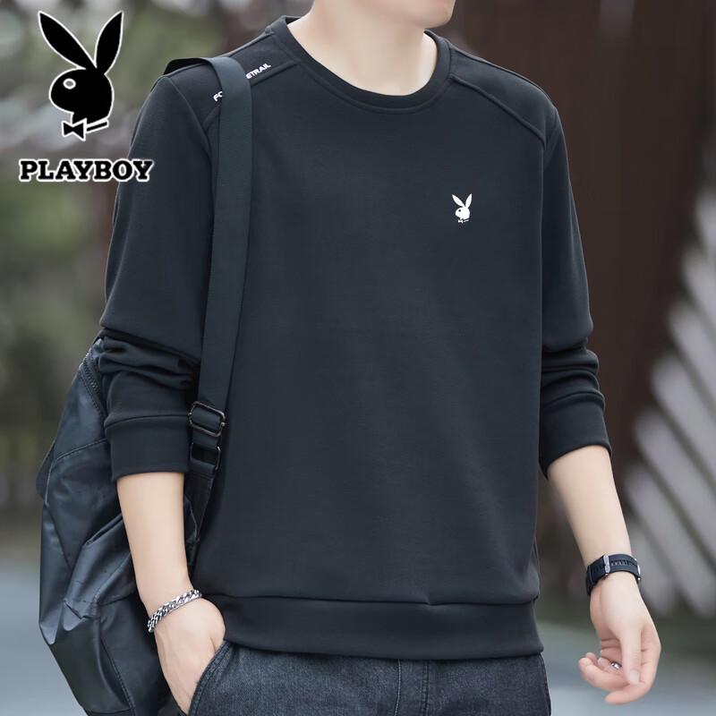 PLAYBOY Men's Casual Crewneck Sweatshirt