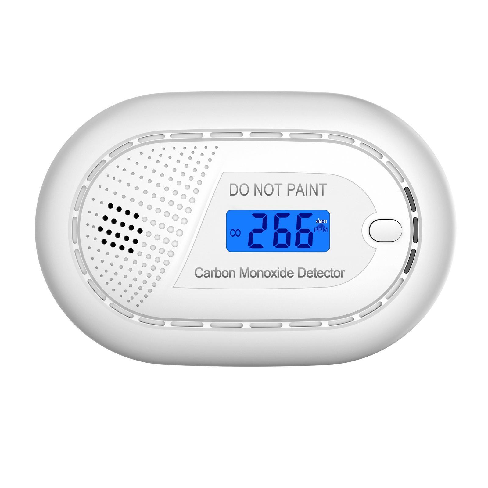 Tuya Smart WiFi CO Alarm - Battery Powered Carbon Monoxide Home Security System WiFi Nitric Oxide CO