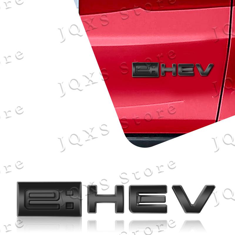 QLN2 3D ABS Plastic Emblem Car Side Fender Badge Car Rear Trunk Sticker For Honda Odyssey Accord Hybrid e: HEV Logo Accessories