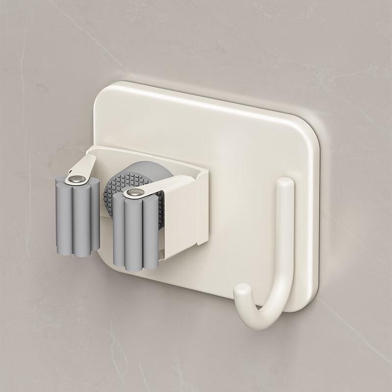 

Handon Wall-Mounted Mop Holder with Hooks