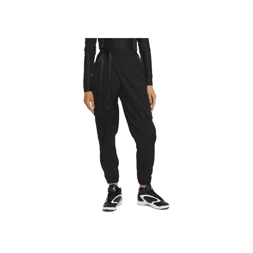 Jordan Wide Band Waist Tapered Joggers Women Bottoms Black DA1528-010