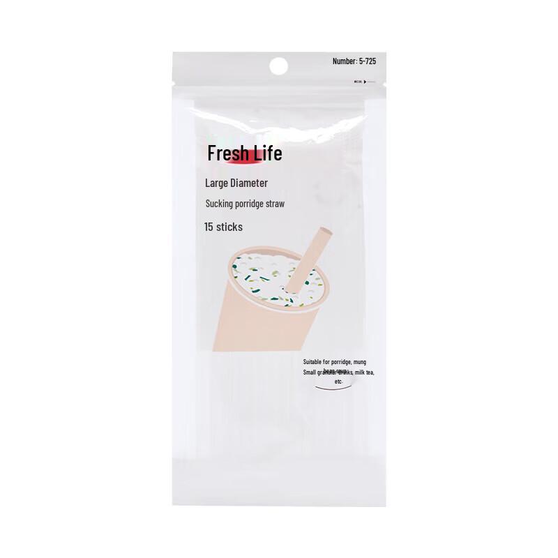 Fresh Life Large Porridge Straws