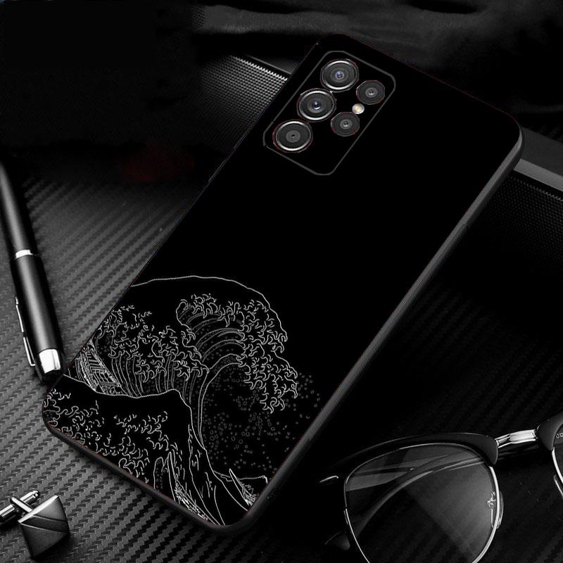 

Great Wave Of Kanagawa Art Phone Case For Samsung S25 S24 S23 S22 S21 Ultra S24 S23 S22 S21 Plus S24 S21 S20 FE S24Ultra